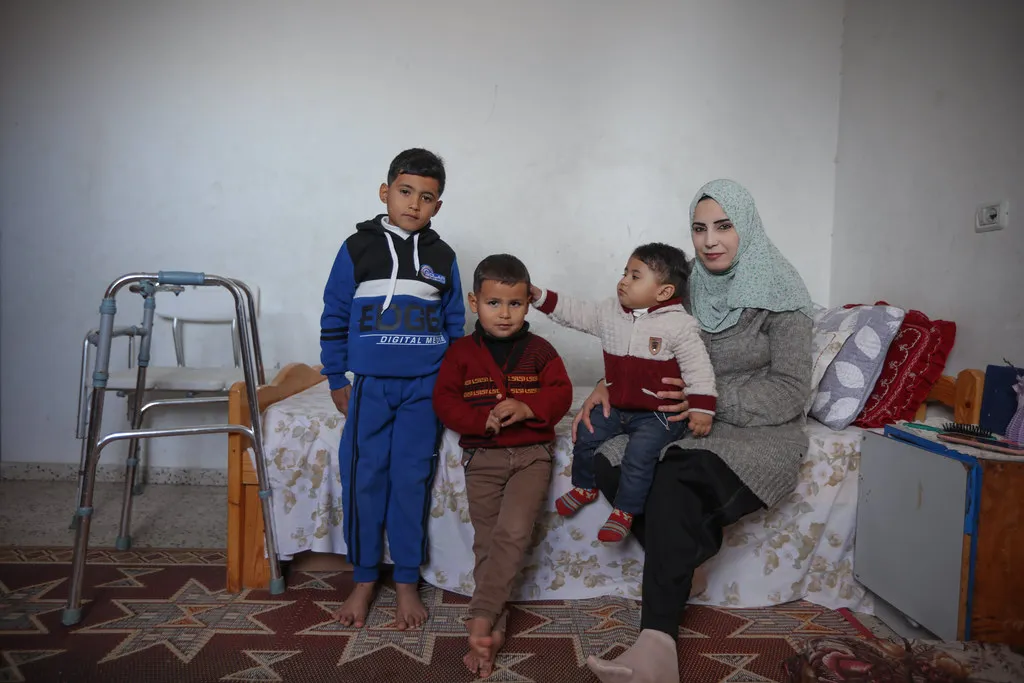 At Gaza's first limb reconstruction centre